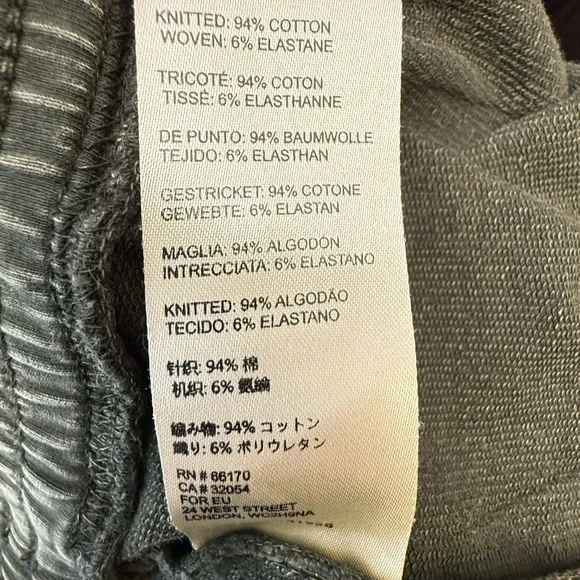 Anthro SaturdaySunday SIZE XL 40x25 Womens Theo Utility Jogger Pants Khaki Green - Picture 10 of 11